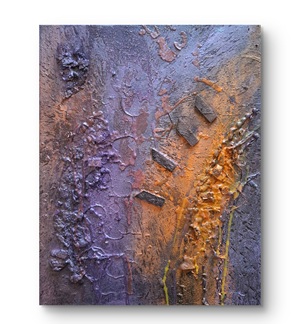 Abstraktes Gemälde "Vibrant Dance of Energy" von Anne Leinen aka artful__anne